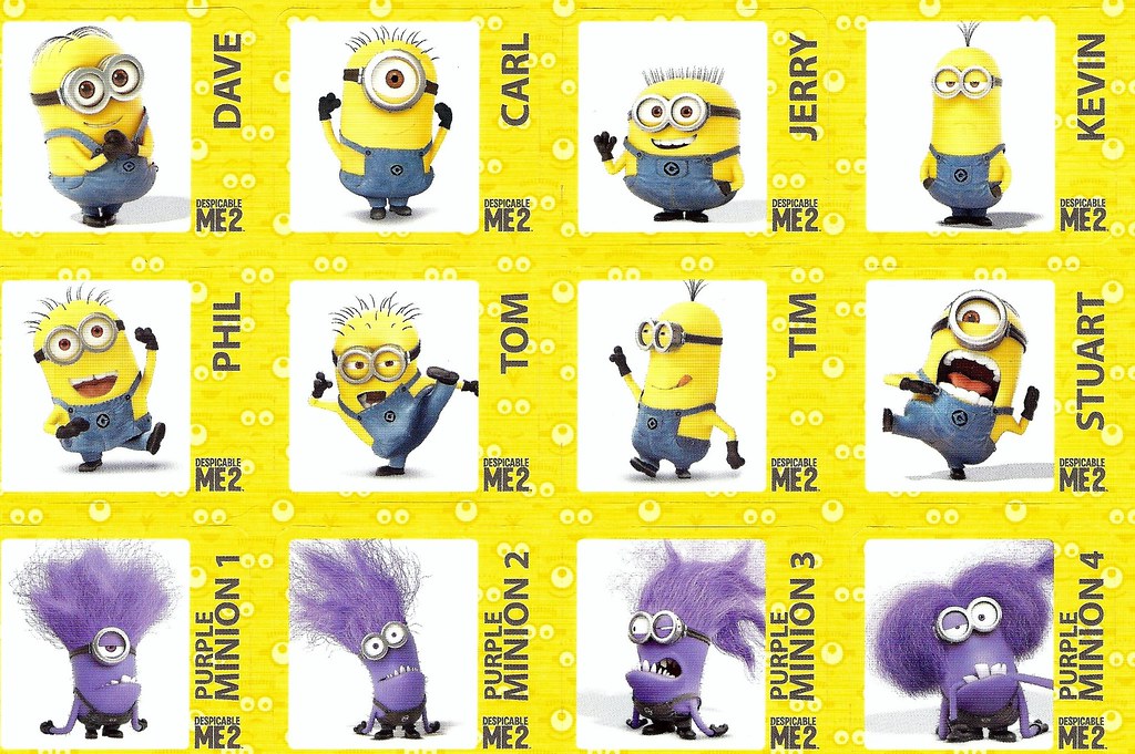 all minions and names