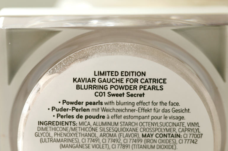 Kaviar Gauche for Catrice Blurring Powder Pearls Sweet Secret / Fashion is a party