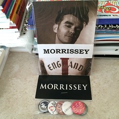 Postcards and Buttons from the Morrissey Concert - Swag #3