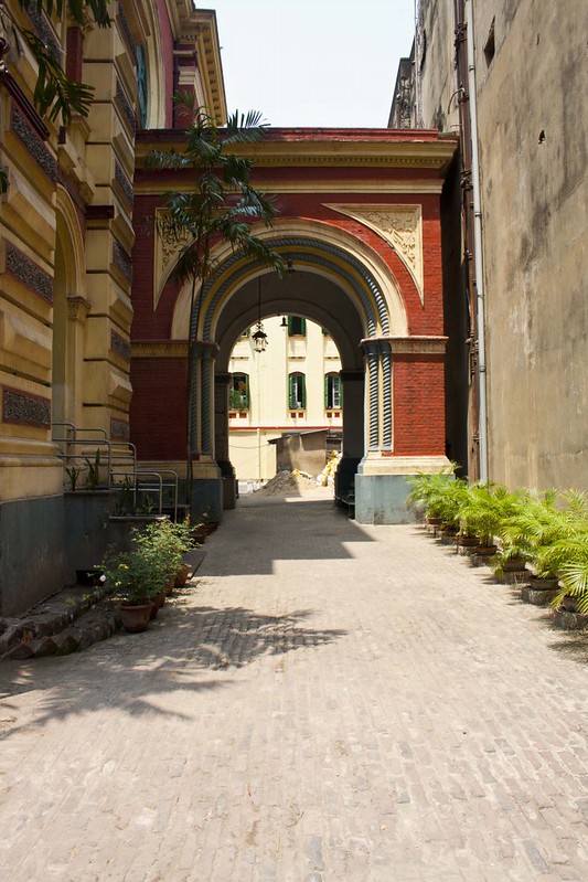 Courtyard of Magen David Synagogue - Kolkata, India