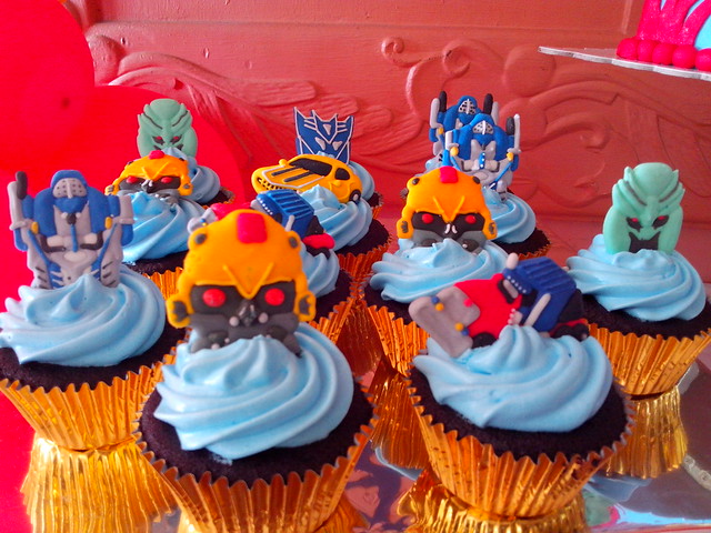 Transformers Cupcakes