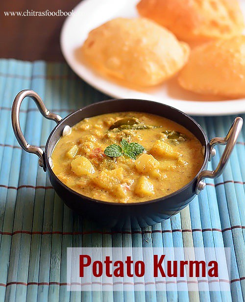 Potato kurma recipe