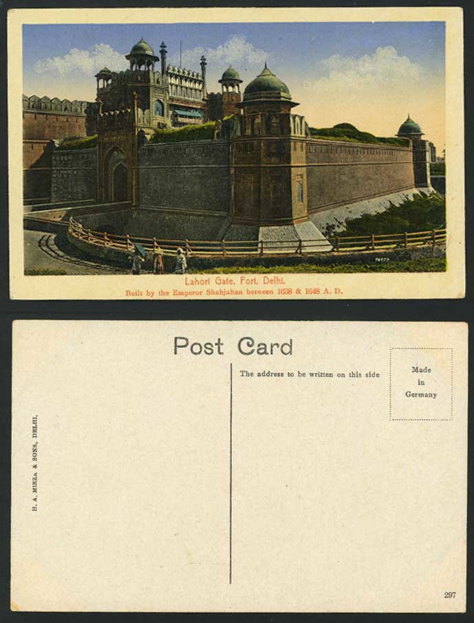 City Monuments – H.A. Mirza & Sons Postcards, Muslim Delhi