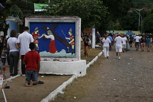 Fotos da Subida ao Horto nesta Sexta-feira Santa