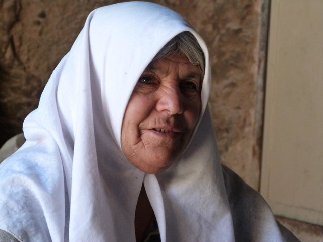 Mujer en Meymand (Irán)