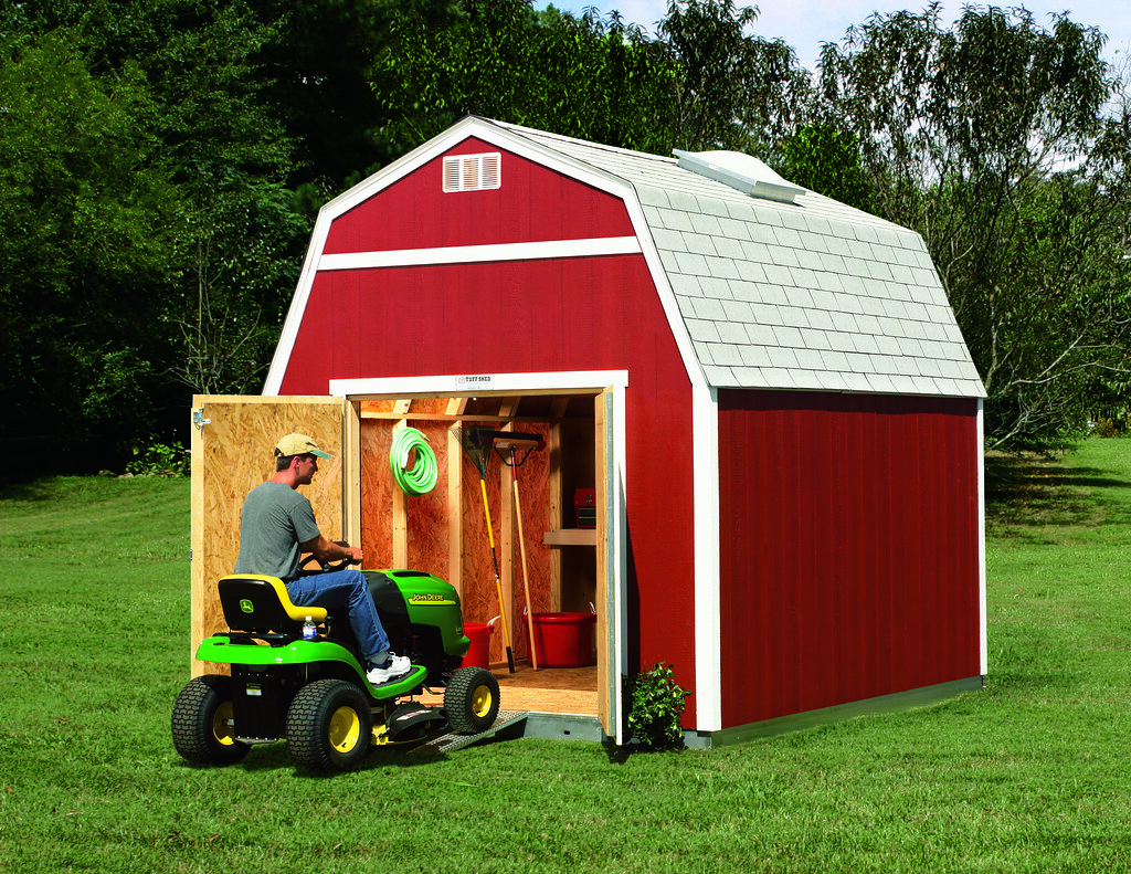 sundance tb-600 easily fit a riding lawn mower into a tb