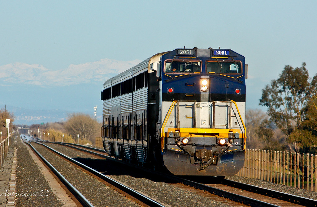 Amtrak Capitol Corridor with CDTX 2051 | A westbound Capitol… | Flickr