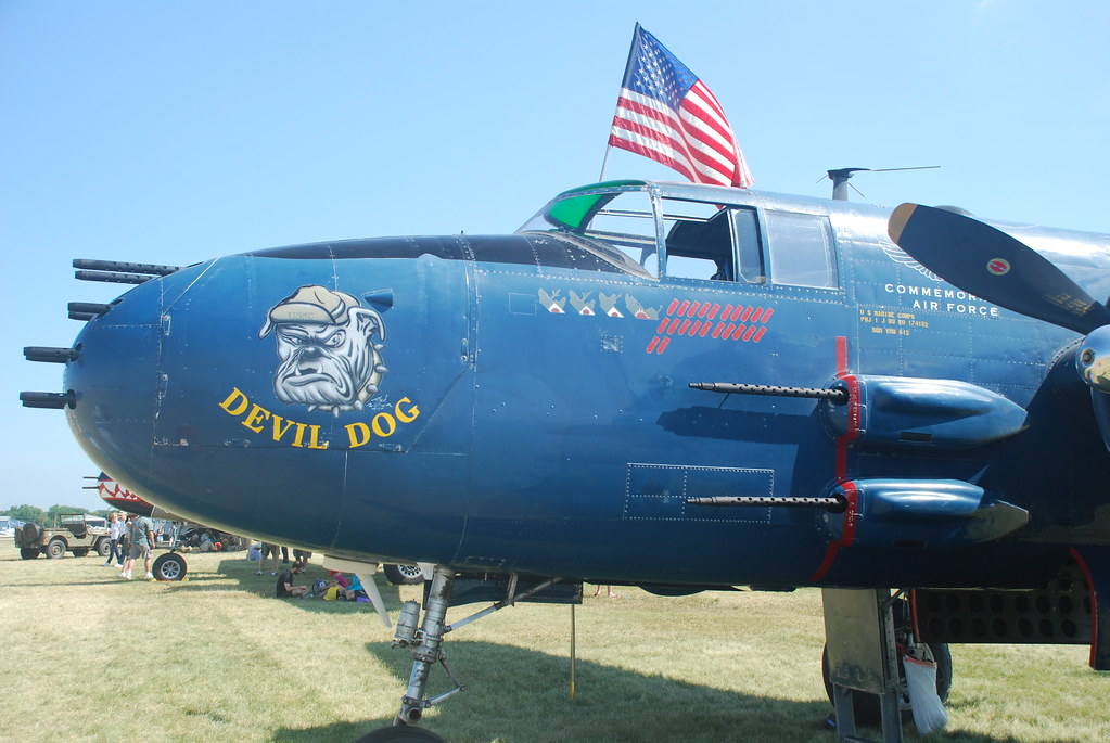 EAA2013Fri_0314 B-25 Mitchell PBJ-1J Devil Dog N9643C | Flickr