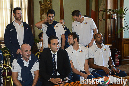 Luca Dalmonte Nicola Alberani  Presentazione Virtus Roma Basket 2013/14