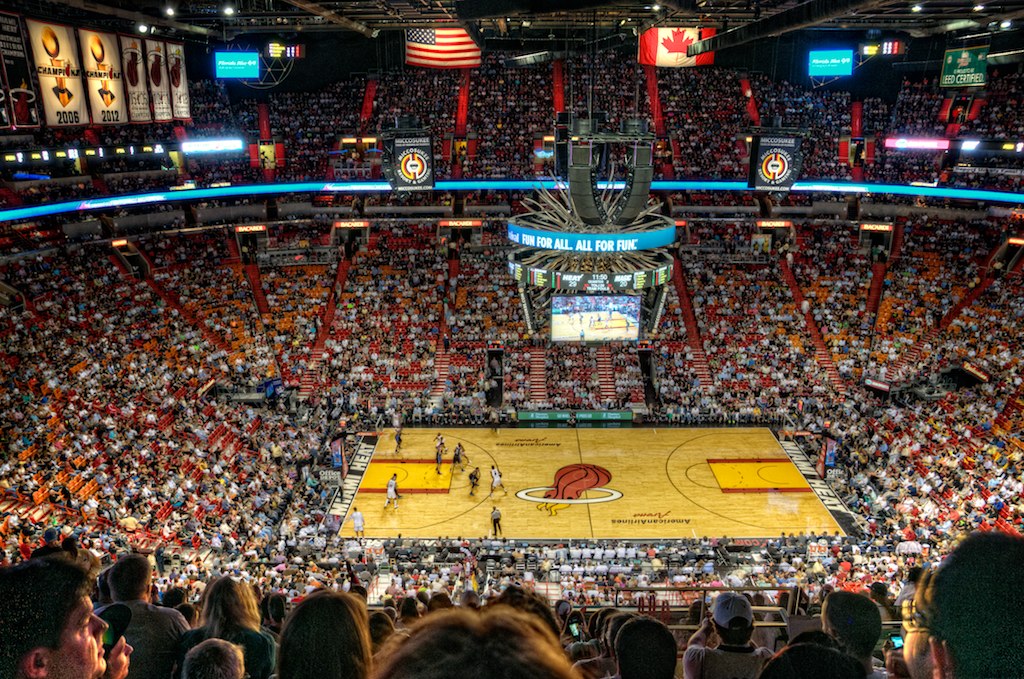 Miami Heat Arena Capacity Harlem Globetrotters at the Miami Heat