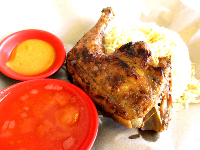 Stall No. 7 pili pili grilled chicken rice