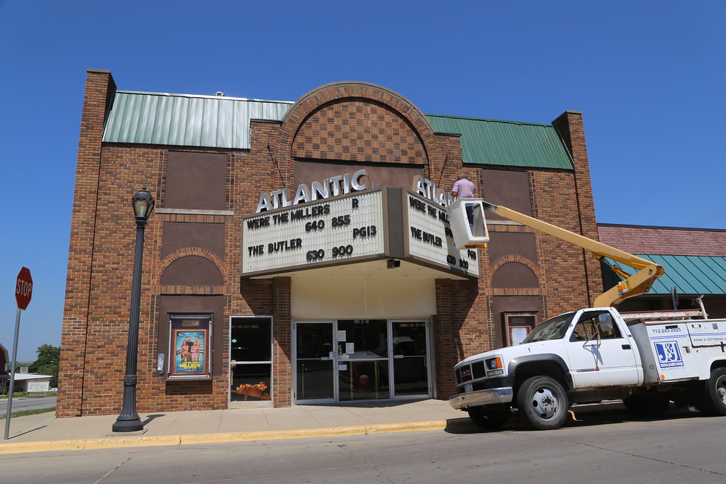 Atlantic Iowa, Atlantic Theater, Movie Theater, Cass Count… | Flickr