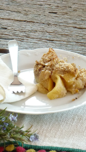 Rosemary marinated apple crumble - Crumble di mele marinate al rosmarino