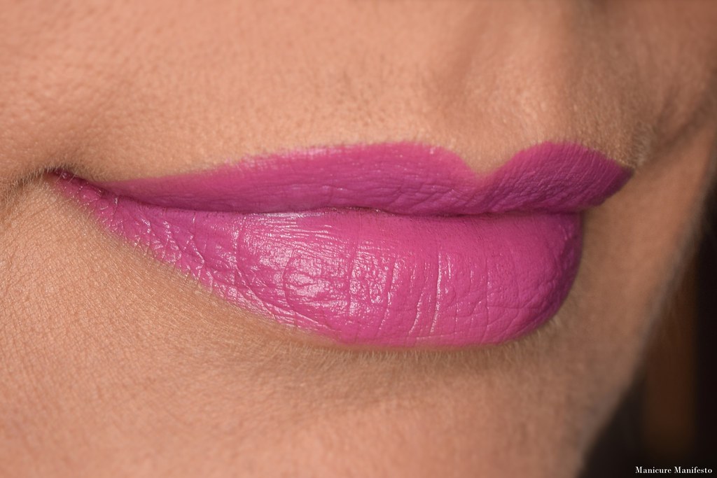 Zoya violette lipstick swatch