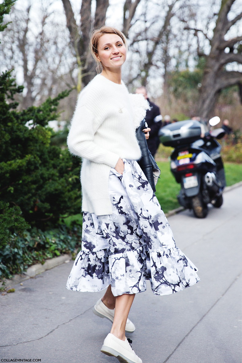 Paris_Fashion_Week_Fall_14-Street_Style-PFW-Floral_Skirt-