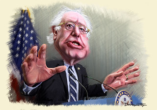 Bernie Sanders - Caricature (Painting)