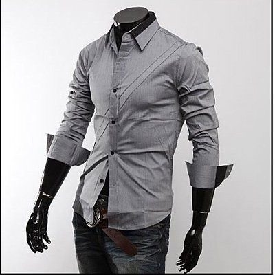 grey dress shirt | Must wear clothes according to occasion. … | Flickr
