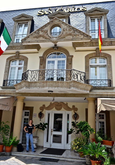 Entrance Hotel San Carlos, Guatemala City