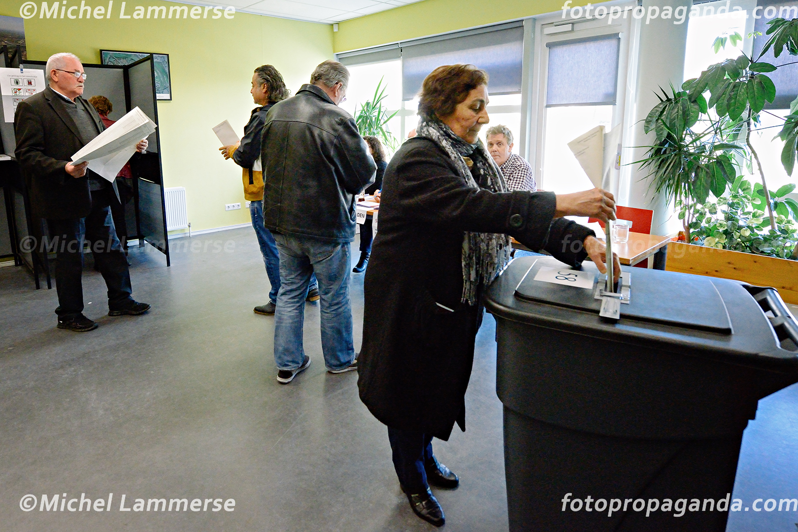 foto verkiezingen in Malburgen 1