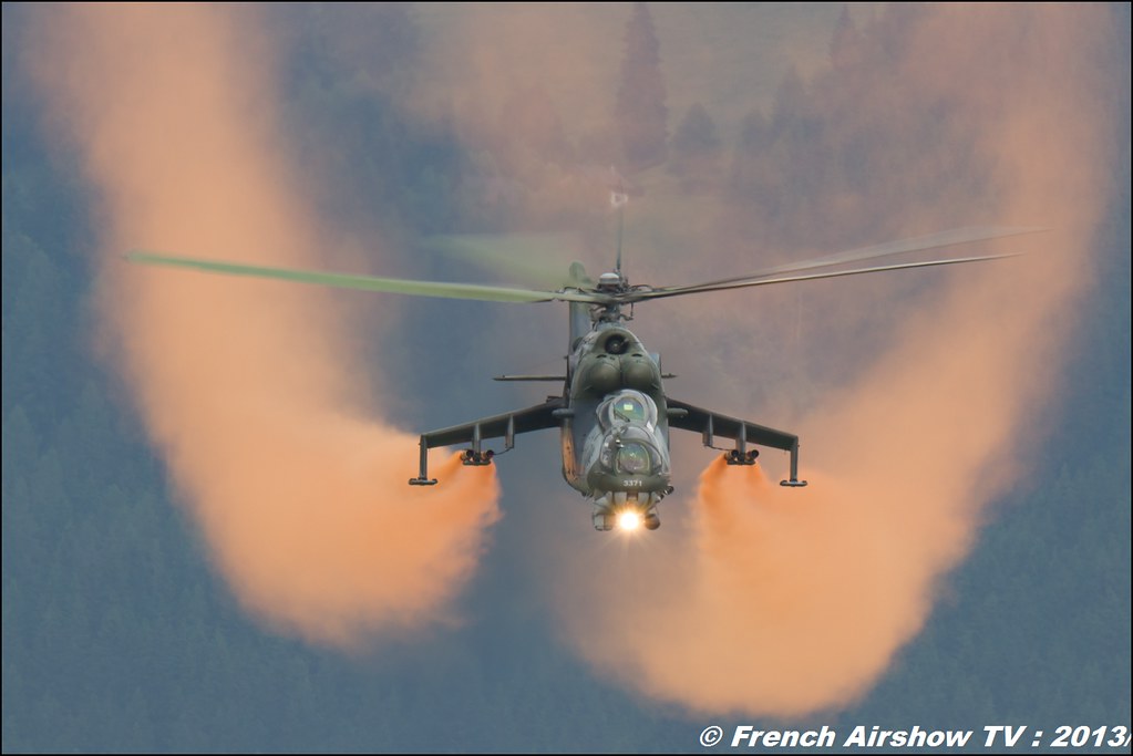 Mil Mi-24V Hind , Czech - Air Force , hélicoptere, AIRPOWER13 , Zeltweg , Austria , airpower 2013 Zeltweg 