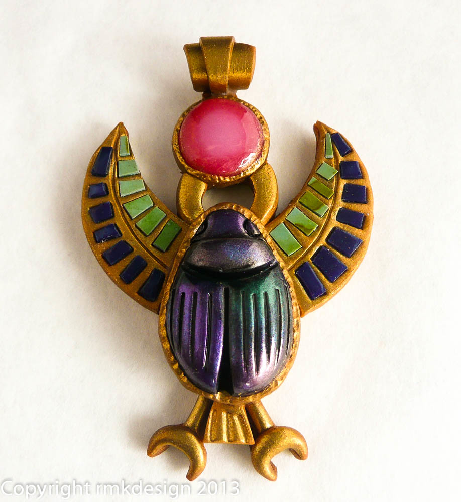scarab-2 | Egyptian revival scarab pendant. Will see if it g… | Flickr