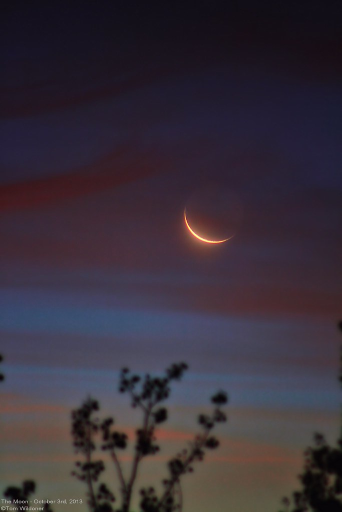 Morning Crescent Moon October 3 2013 | This morning's cresce… | Flickr