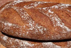 Rye and Whole Wheat Sourdough Bread