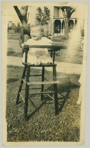 Child in high chair