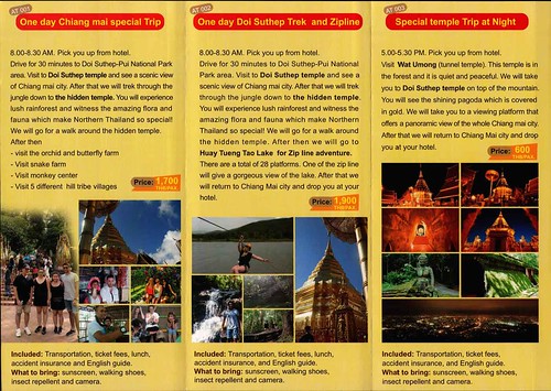 Brochure Sabai Tour Chiang Mai Thailand 2