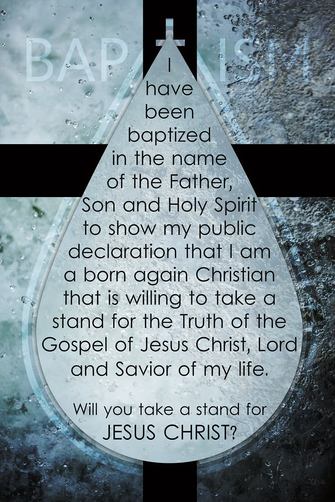 I am a Christian | I have been baptized in the name of the F… | Flickr