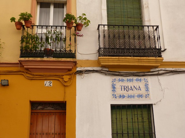 Fachadas del barrio de Triana (Sevilla)