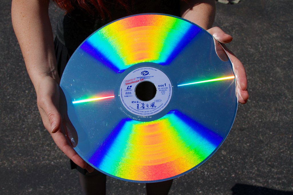 Laser and video discs 11 | Vintage technology: Laser and Vid… | Flickr