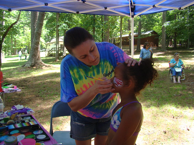 Face painting for the kids is free from noon 'til 3 p.m. at Fairy Stone State Park, Virginia