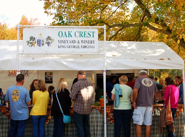 Local favorite, Oak Crest Winery always draws a showing at Caledon's annual Art and Wine Festival. 