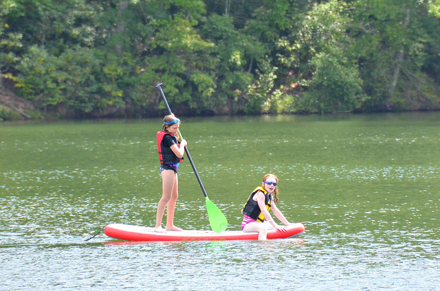 Stand Up Paddle Boarding at Hungry Mother State Park, Virginia
