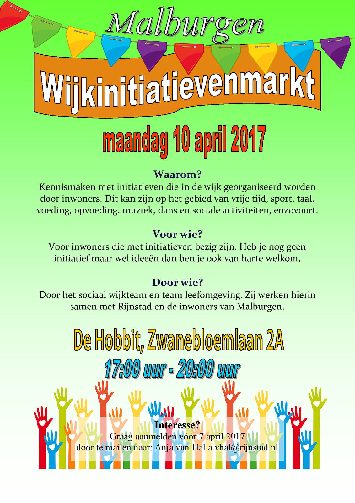 poster wijkinitiatievenmarkt
