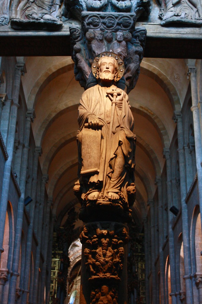 Porta da Gloria in the cathedral of Santiago de Compostela