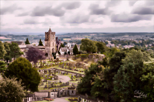 Image of the View from Sterling Castle in Scotland