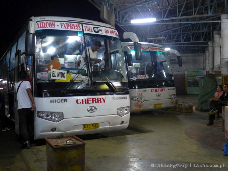 Cherry Bus: Night bus from El Nido to Puerto Princesa, Palawan