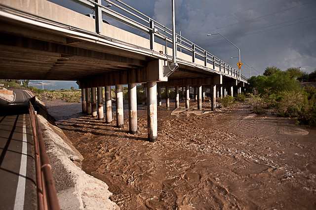 Water under Campbell Bridge