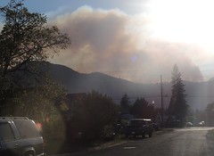 Smoke from our wild fire
