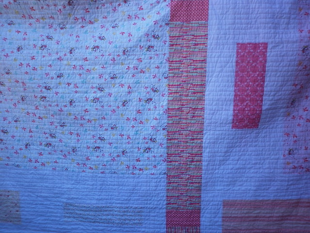 Fairy quilt - the back