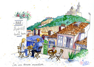 Illustrations pour Marie Claire Russie Mai 2014 - Marseille