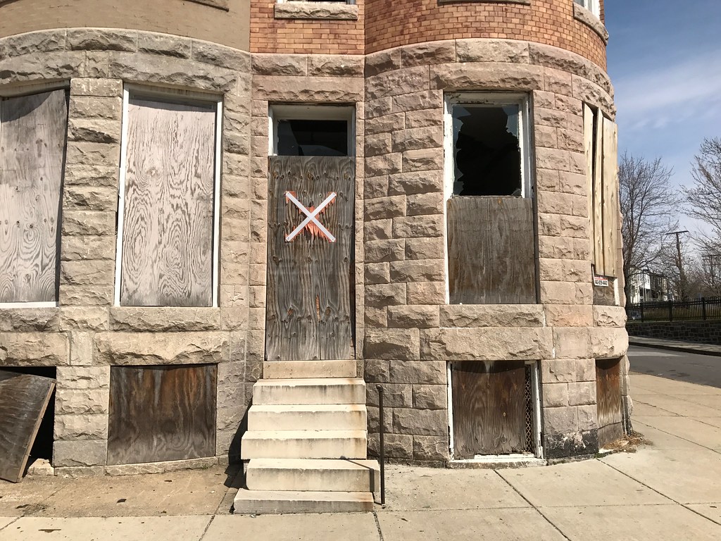 Vacant rowhouse, 544 East 22nd Street, Baltimore, MD 21218