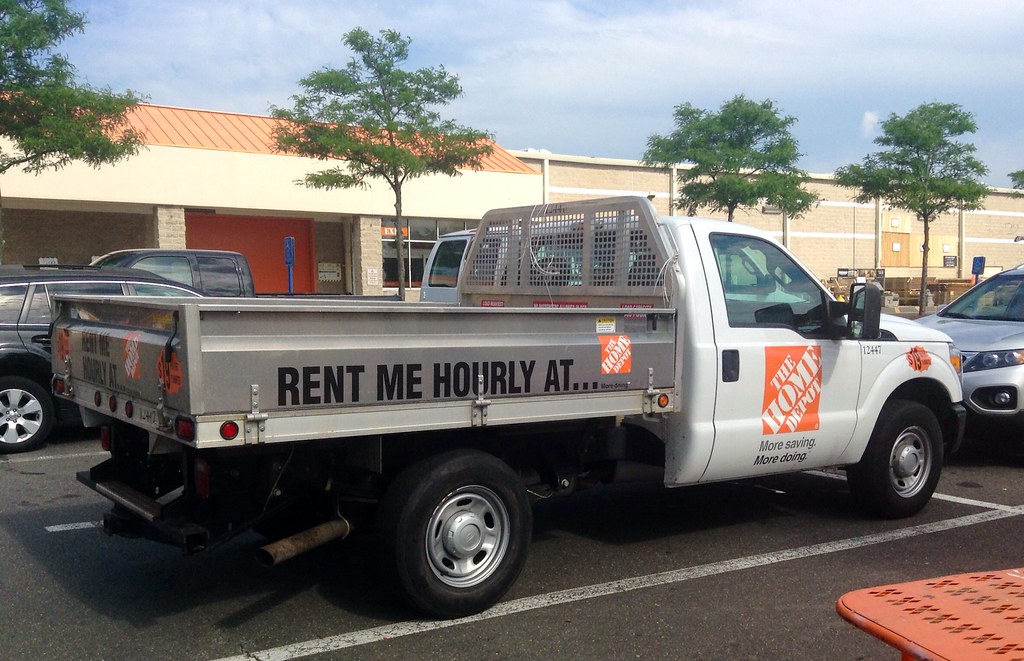All sizes | Home Depot hourly rental pick-up truck. 6/2014, North ...