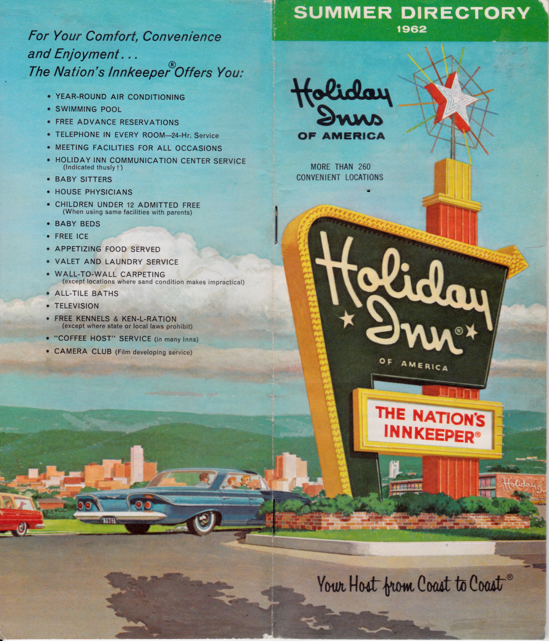 Holiday Inns of America Summer Directory 1962