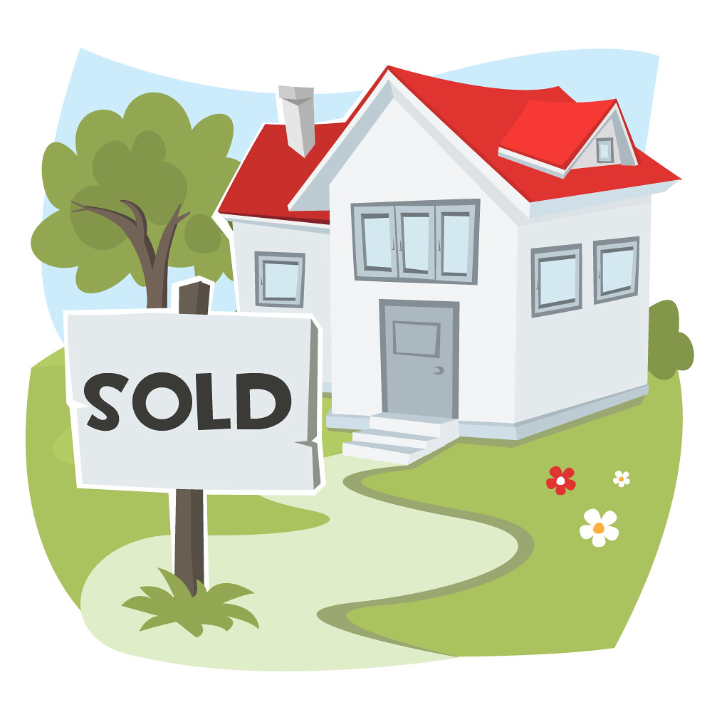 free clipart house sold - photo #5