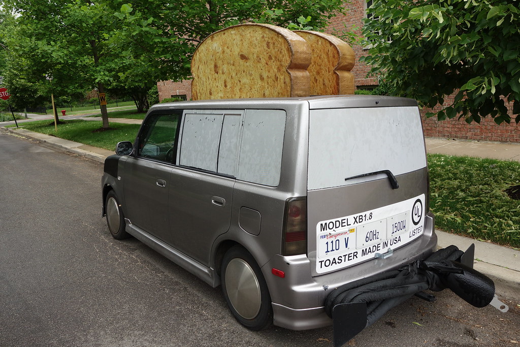 toaster car pops up in Chicago Featured on Chicagoist chi… Flickr