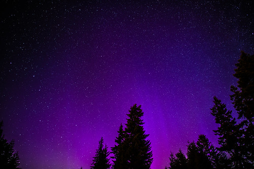 Northern Lights Over Snoqualmie Pass