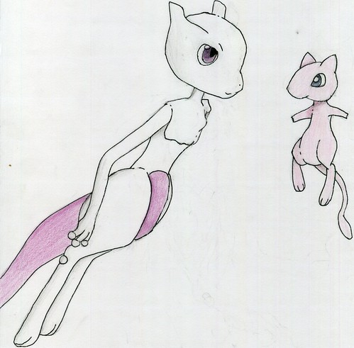 Mewtwo drawing : r/pokemon